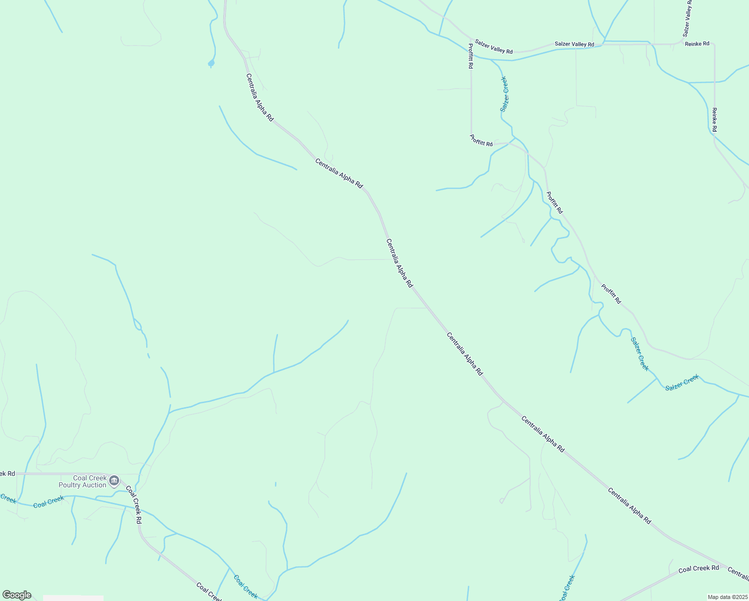map of restaurants, bars, coffee shops, grocery stores, and more near 124 Bear View Drive in Chehalis