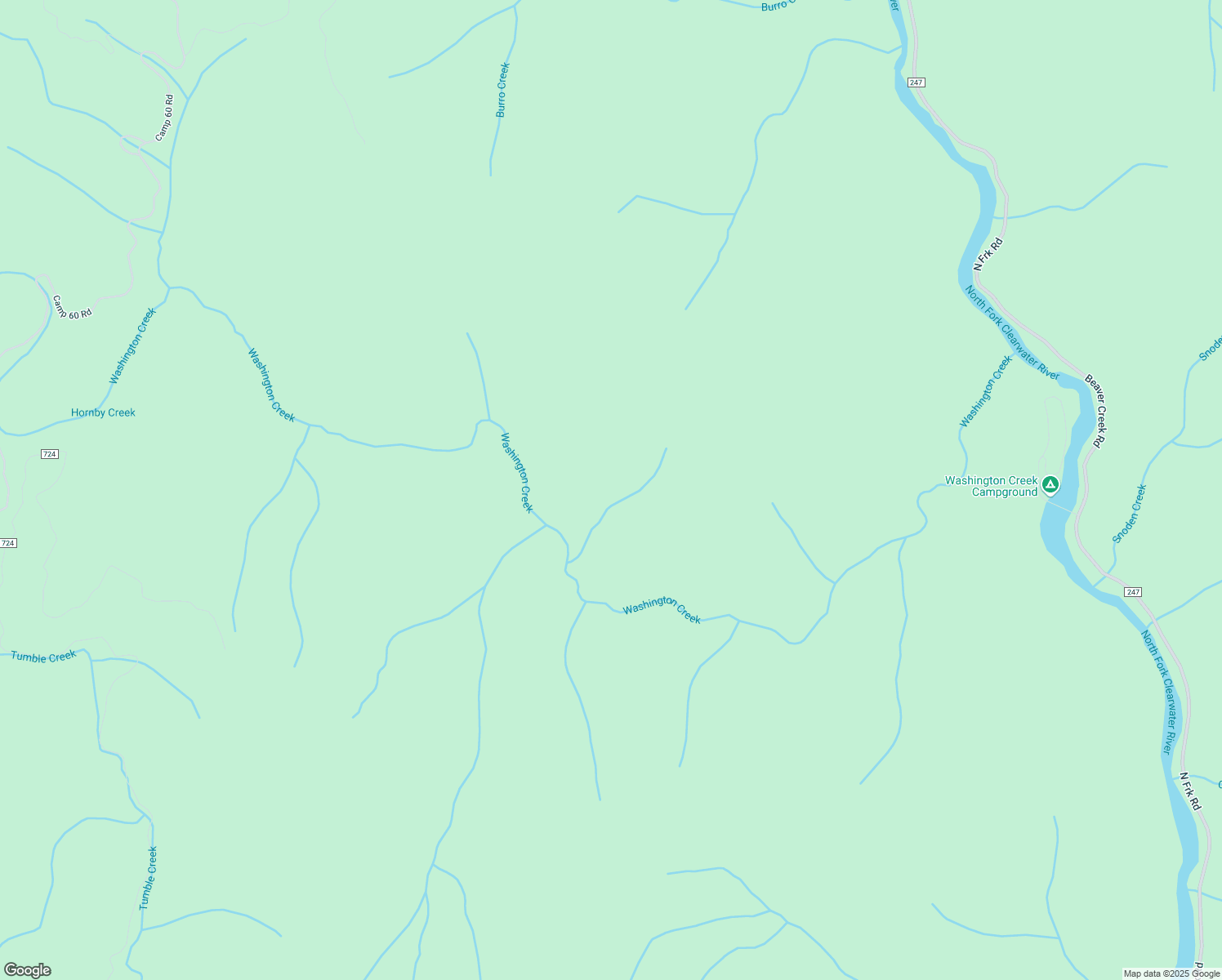 map of restaurants, bars, coffee shops, grocery stores, and more near Beaver Creek Road in Clearwater County