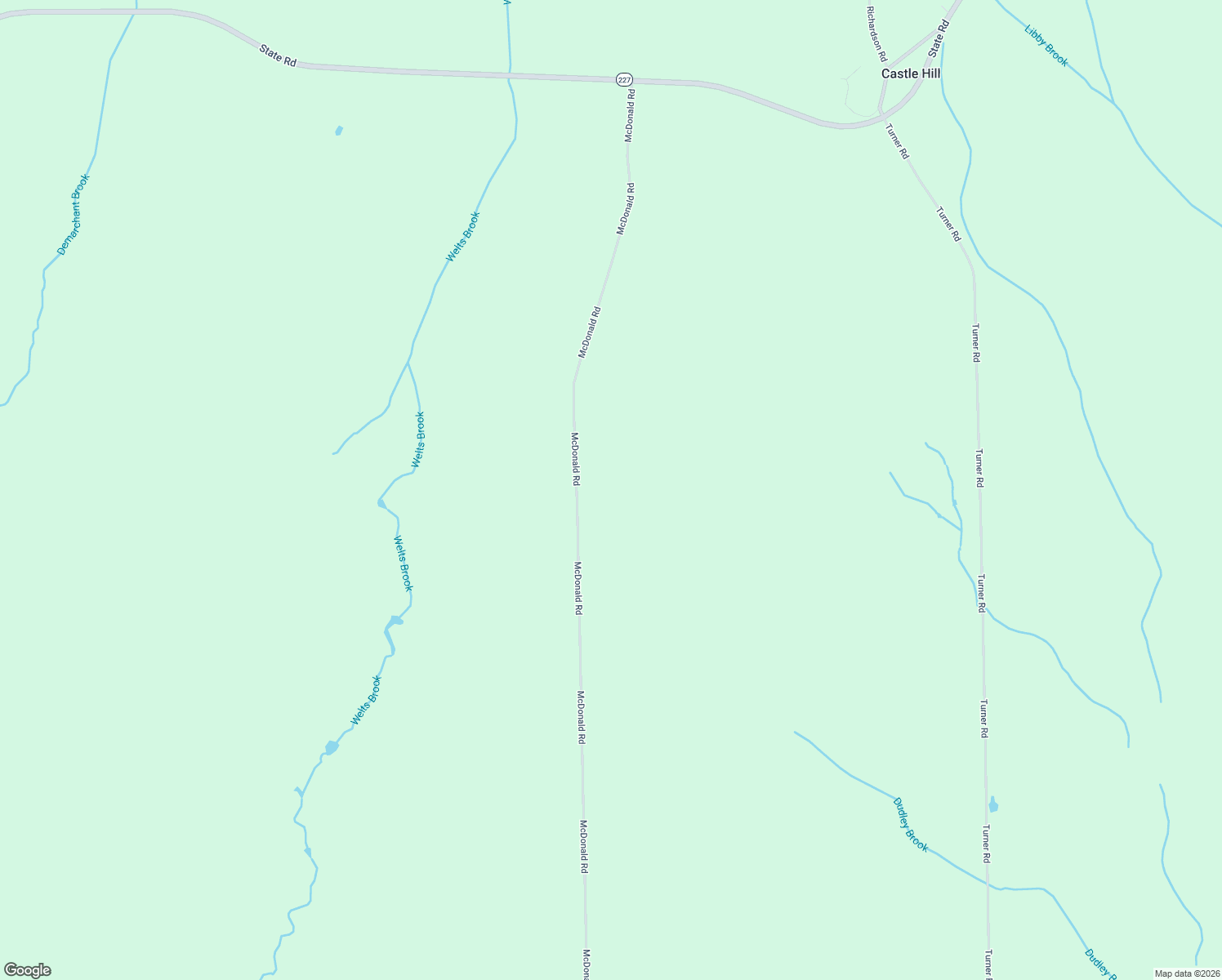 map of restaurants, bars, coffee shops, grocery stores, and more near 285 McDonald Road in Castle Hill