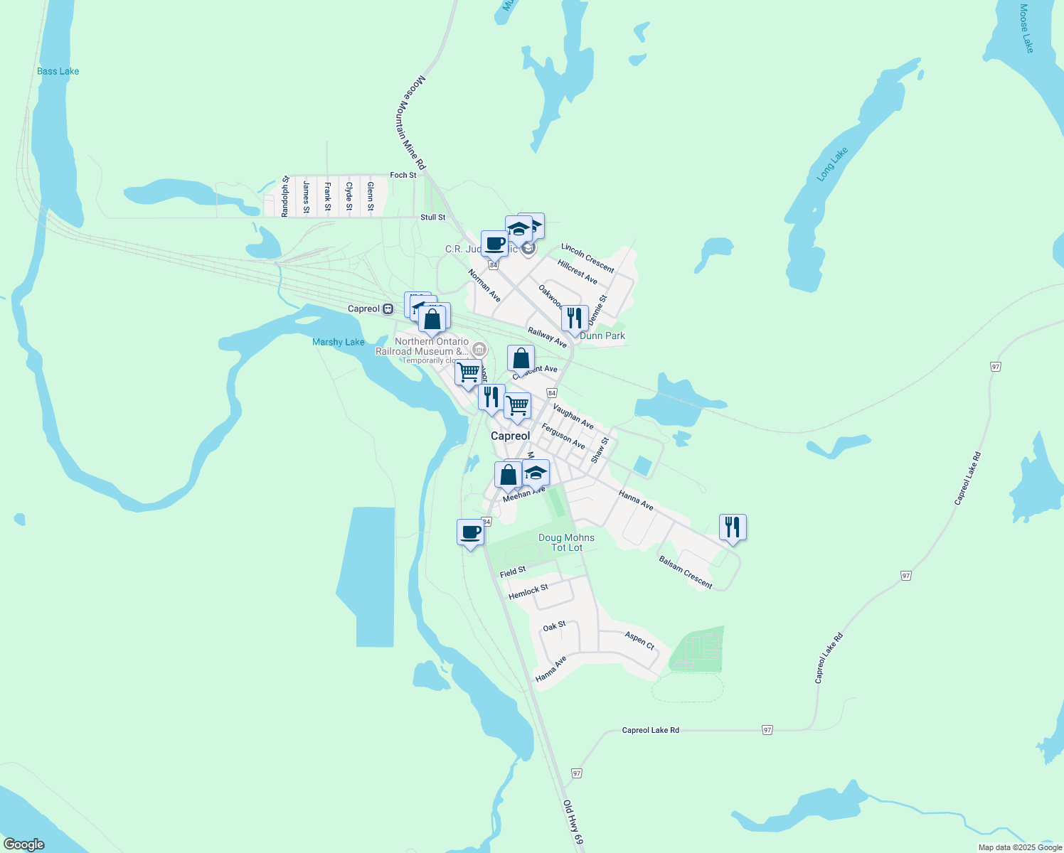 37 Young Street, Capreol ON Walk Score