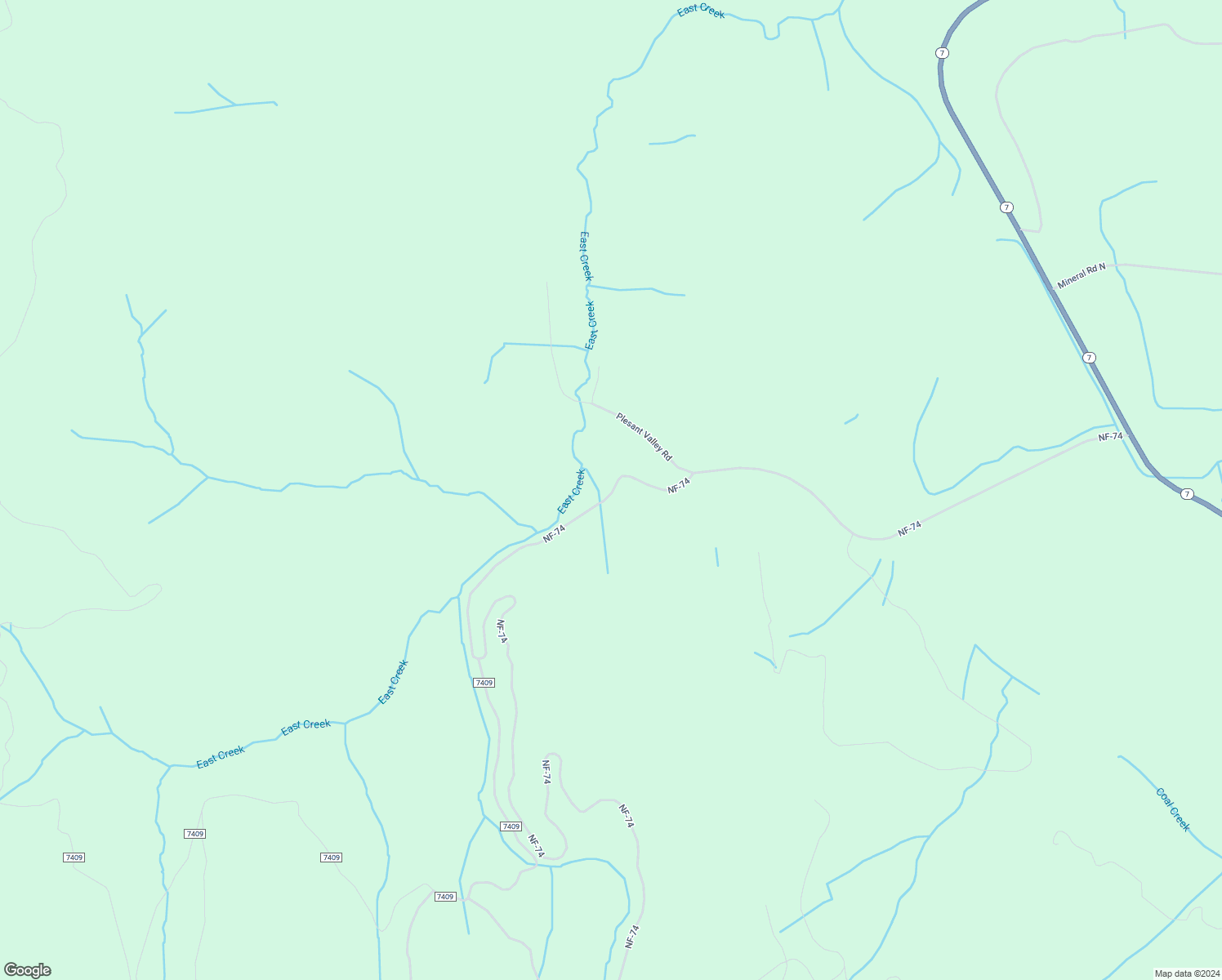 map of restaurants, bars, coffee shops, grocery stores, and more near in Mineral