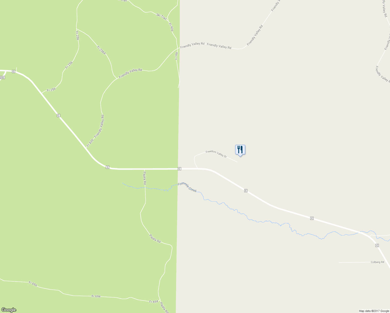 map of restaurants, bars, coffee shops, grocery stores, and more near 26491 Freedom Valley Drive in Washburn