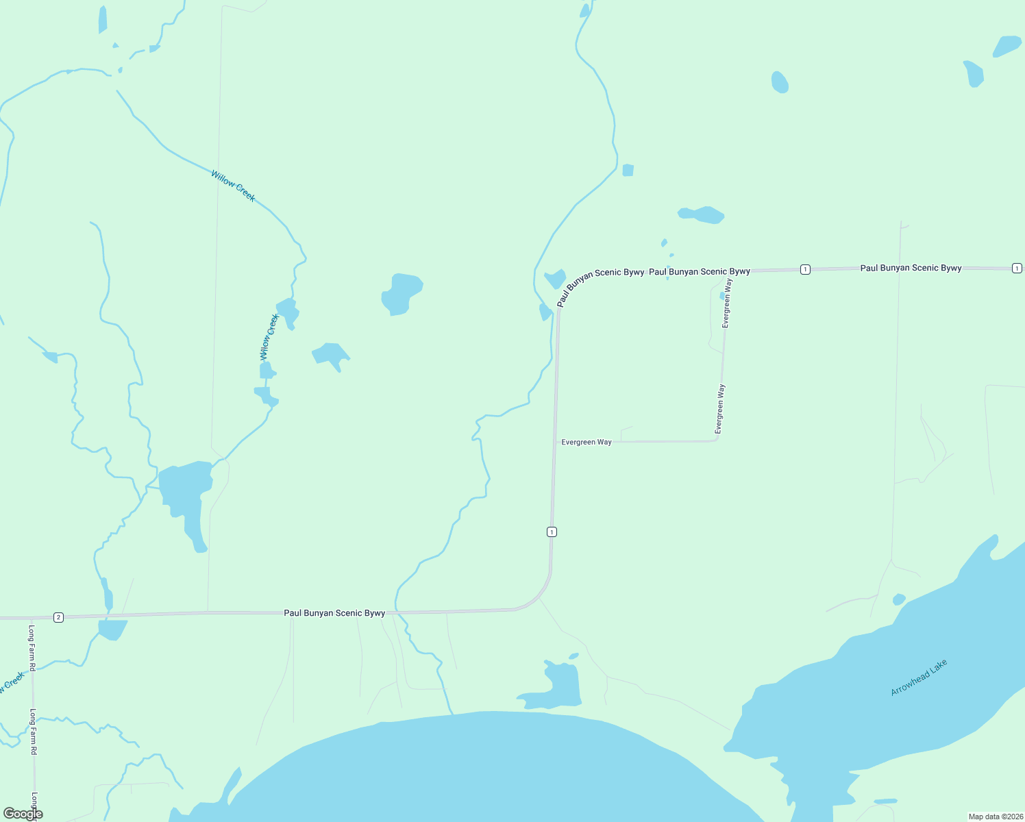 map of restaurants, bars, coffee shops, grocery stores, and more near 7778 County Road 1 in Pine River