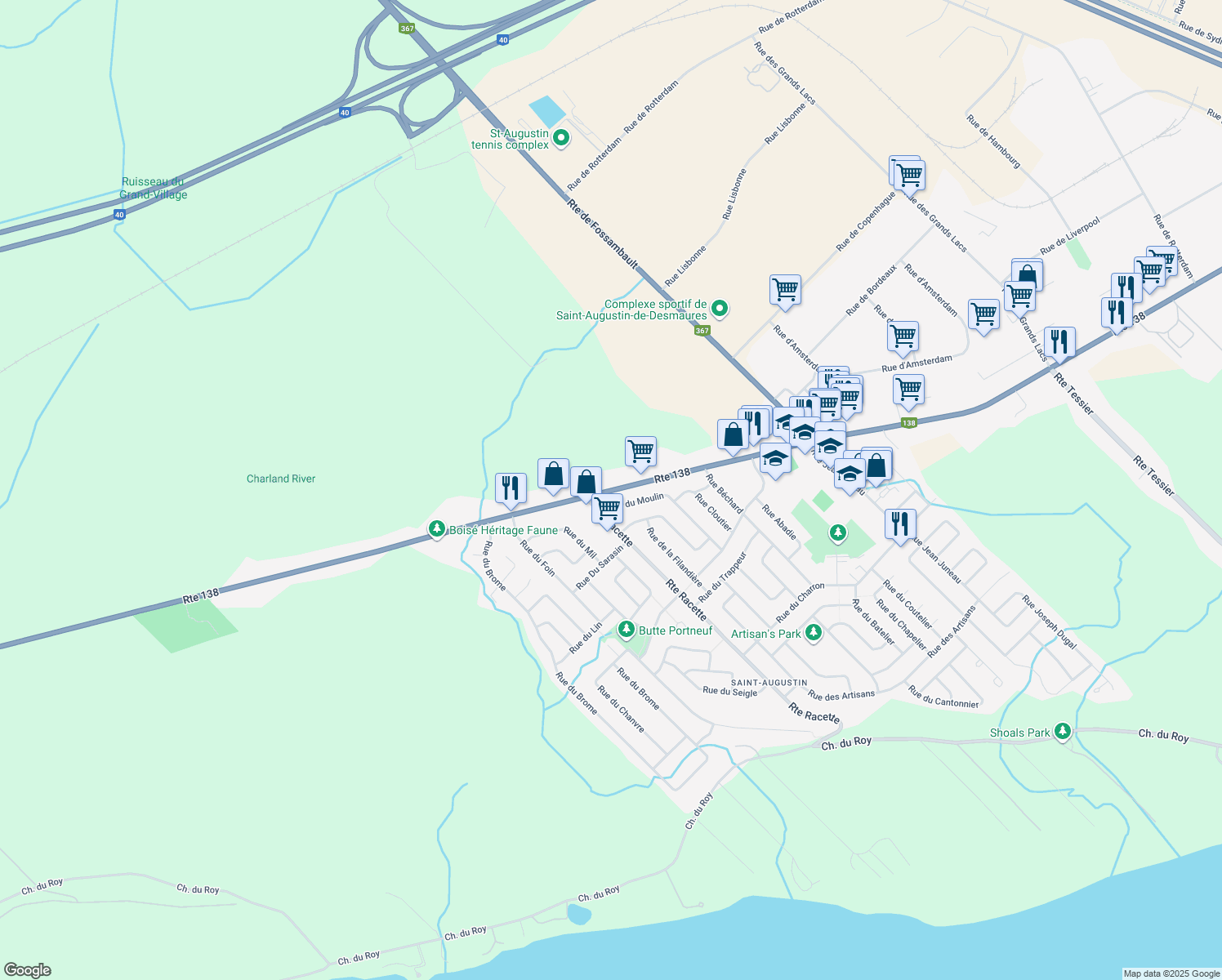 414 Route 138, SaintAugustindeDesmaures QC Walk Score