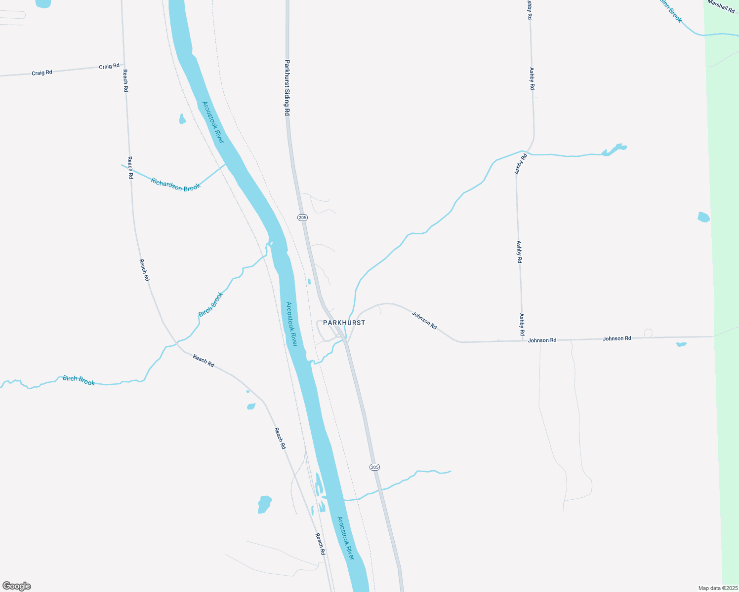 map of restaurants, bars, coffee shops, grocery stores, and more near 14 Johnson Road in Presque Isle
