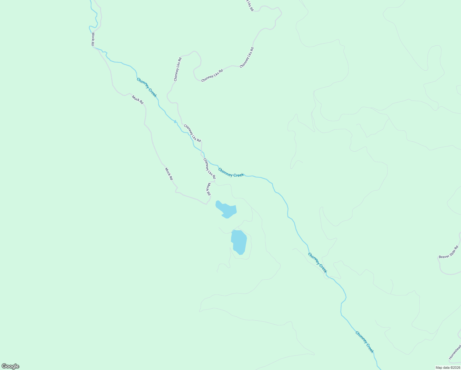map of restaurants, bars, coffee shops, grocery stores, and more near Chimney Lakes Road in Powell County
