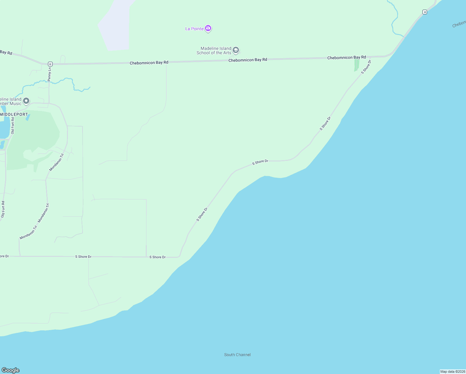 map of restaurants, bars, coffee shops, grocery stores, and more near in La Pointe