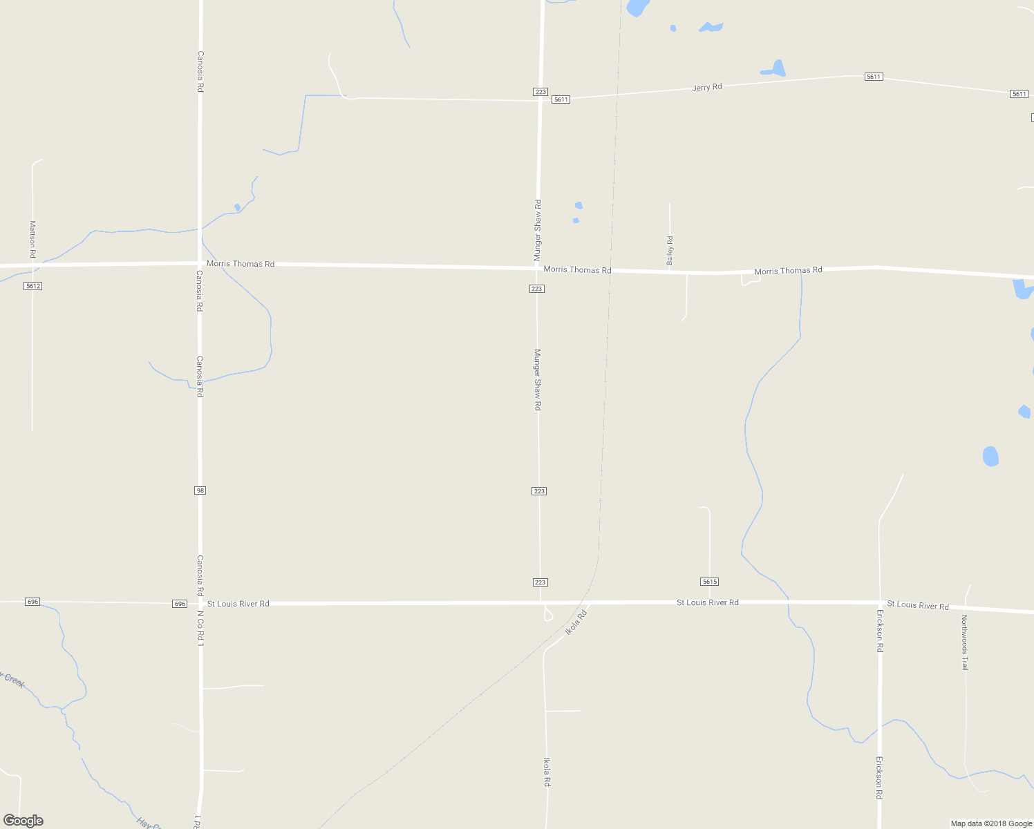 map of restaurants, bars, coffee shops, grocery stores, and more near 3611 Munger Shaw Road in Cloquet
