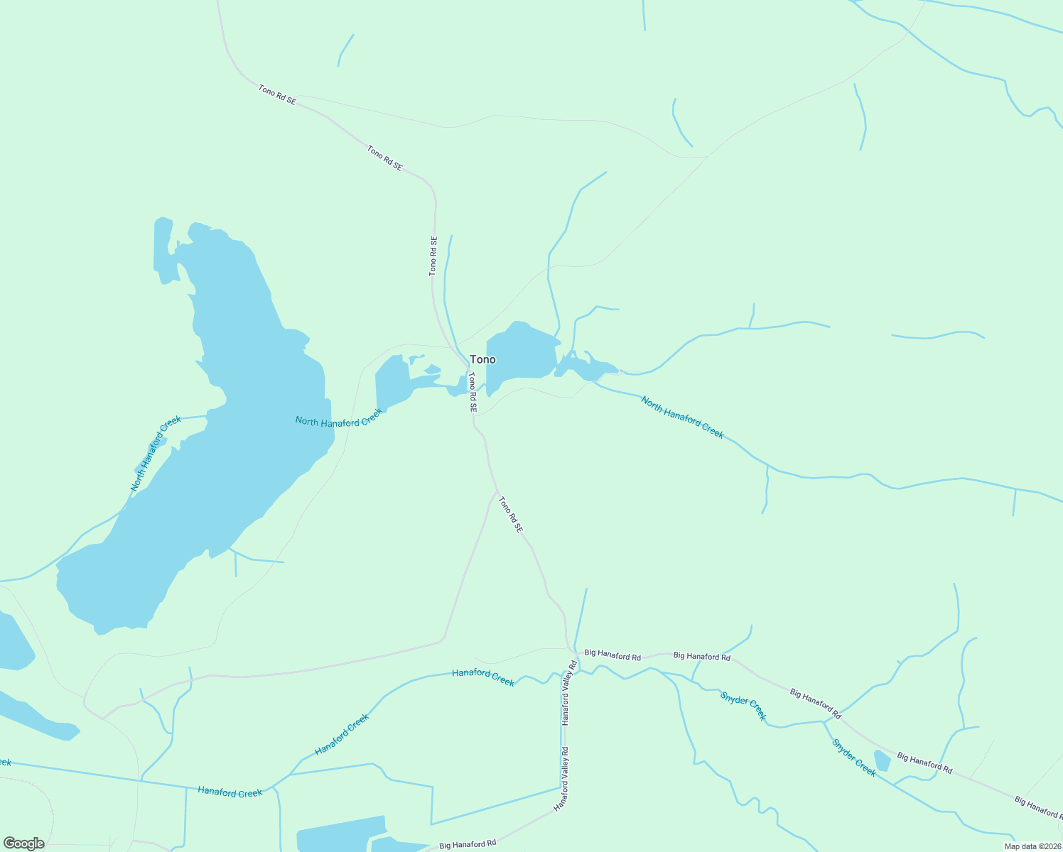 map of restaurants, bars, coffee shops, grocery stores, and more near Tono Road Southeast in Centralia