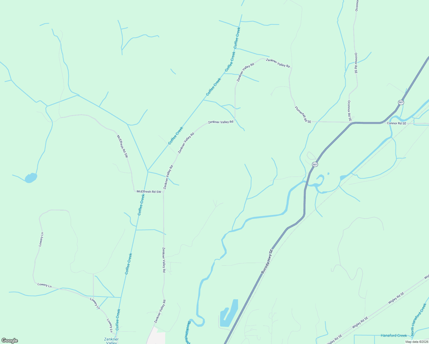 map of restaurants, bars, coffee shops, grocery stores, and more near 21642 Zenkner Valley Road Southwest in Centralia