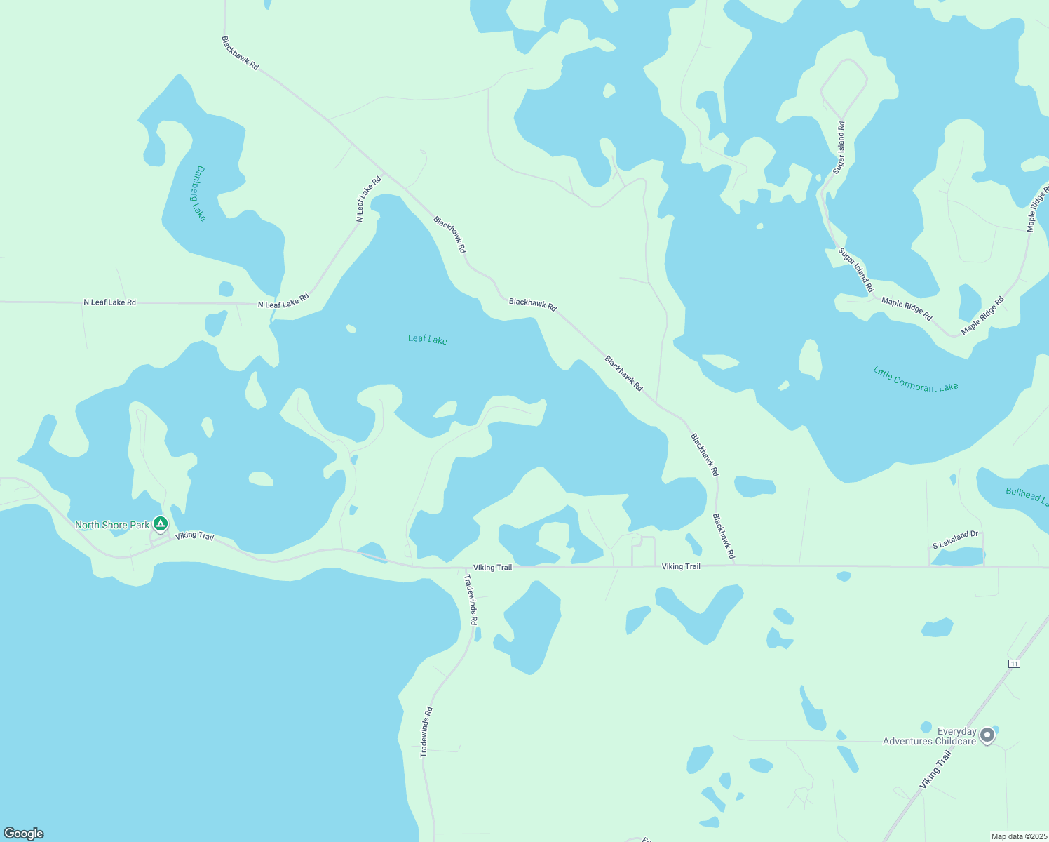 map of restaurants, bars, coffee shops, grocery stores, and more near 15505 Buckhorn Rd in Lake Park