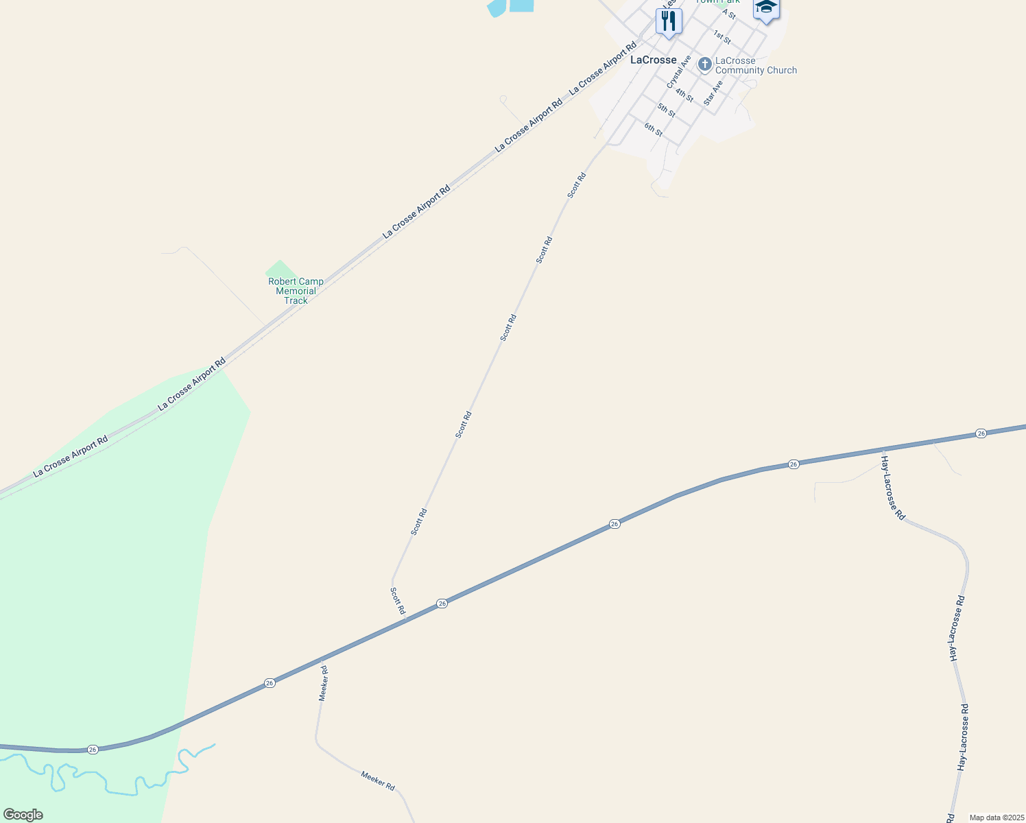 map of restaurants, bars, coffee shops, grocery stores, and more near in LaCrosse