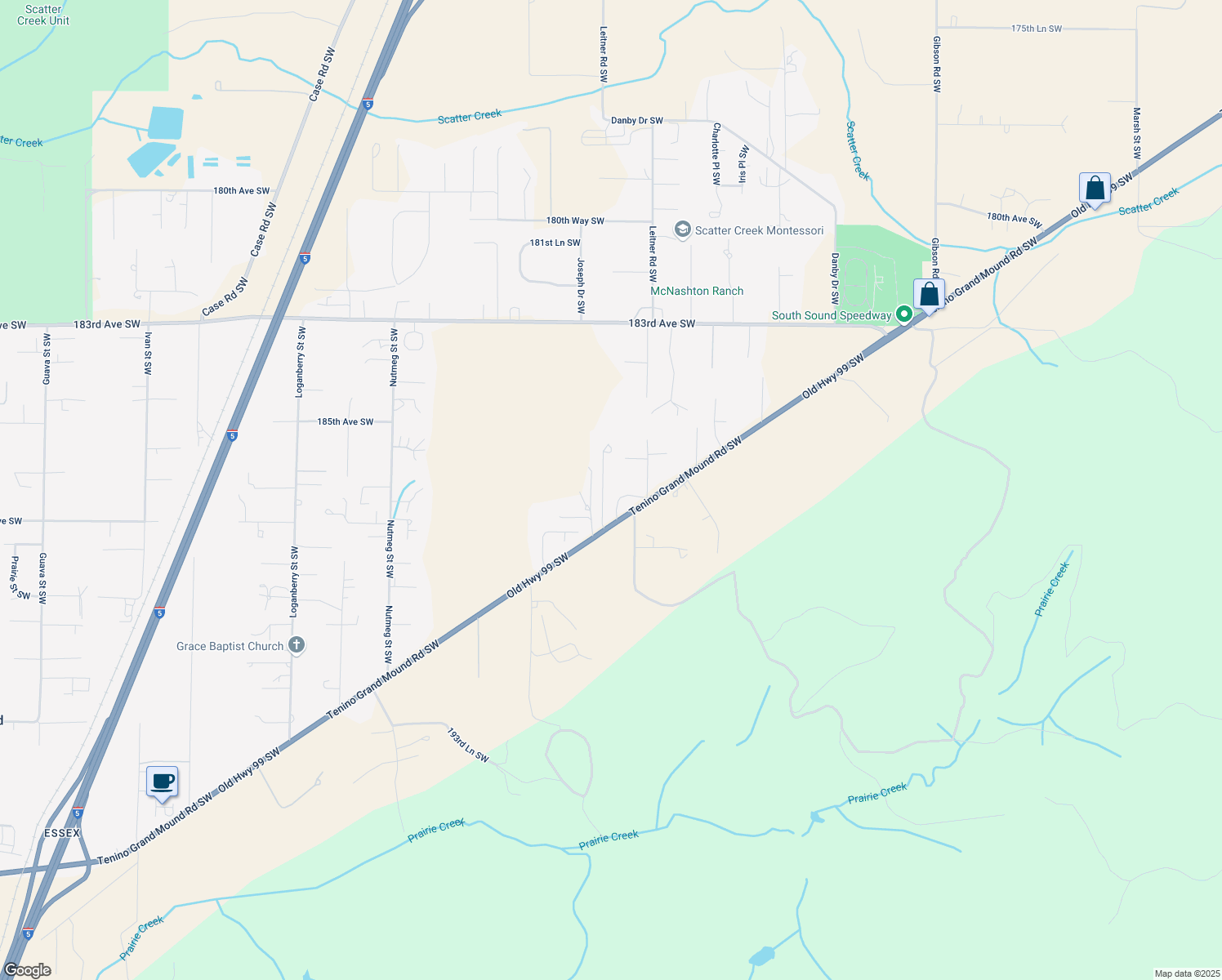 map of restaurants, bars, coffee shops, grocery stores, and more near 18634 Deerfield Ln SW in Rochester