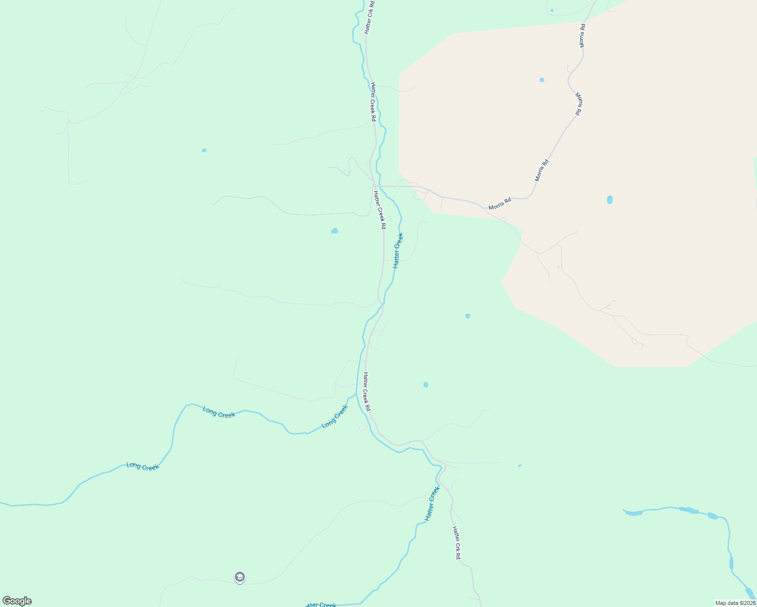 map of restaurants, bars, coffee shops, grocery stores, and more near Hatter Creek Road in Princeton