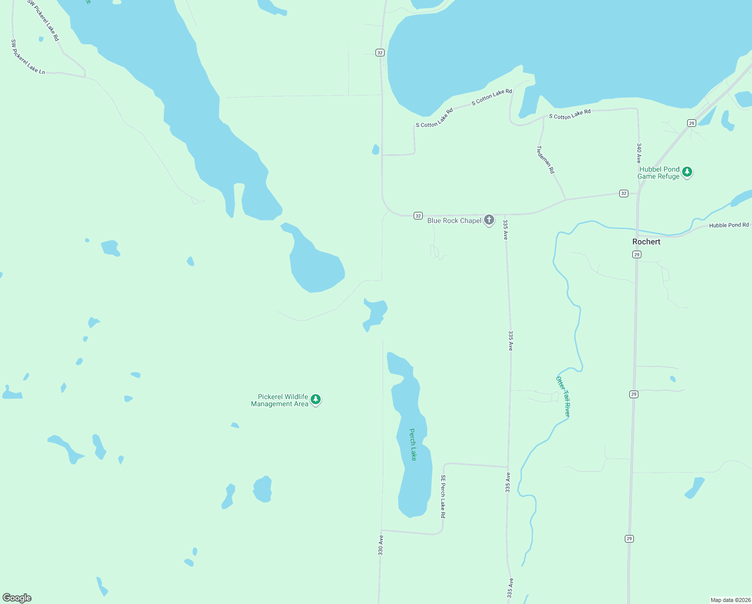 map of restaurants, bars, coffee shops, grocery stores, and more near 32955 Carlson Drive in Rochert