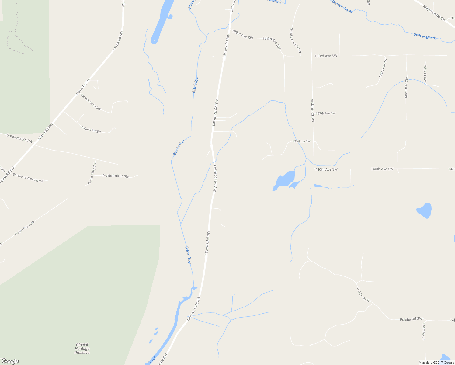 map of restaurants, bars, coffee shops, grocery stores, and more near 14048 Littlerock Road Southwest in Rochester