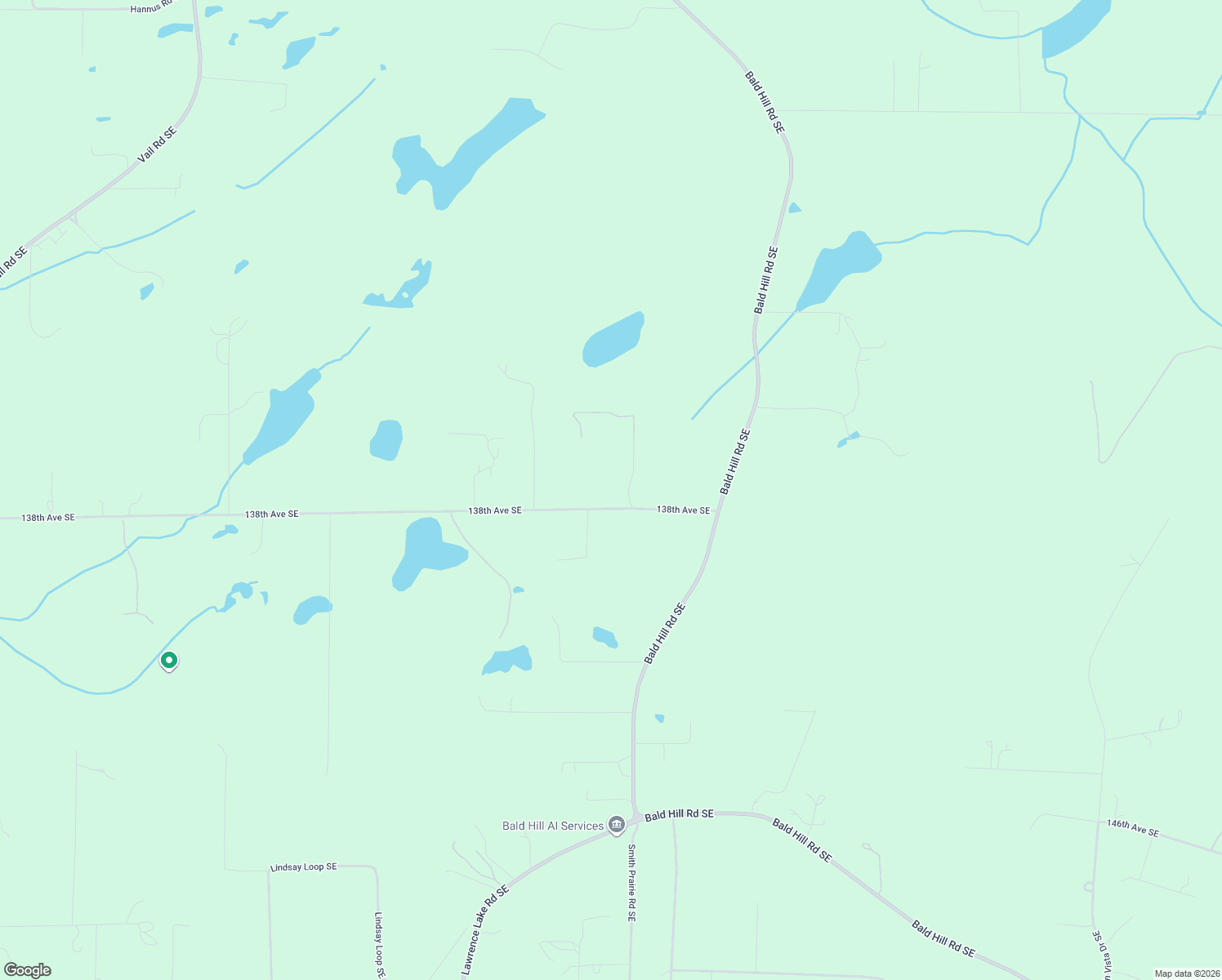 map of restaurants, bars, coffee shops, grocery stores, and more near 18400 138th Avenue Southeast in Yelm
