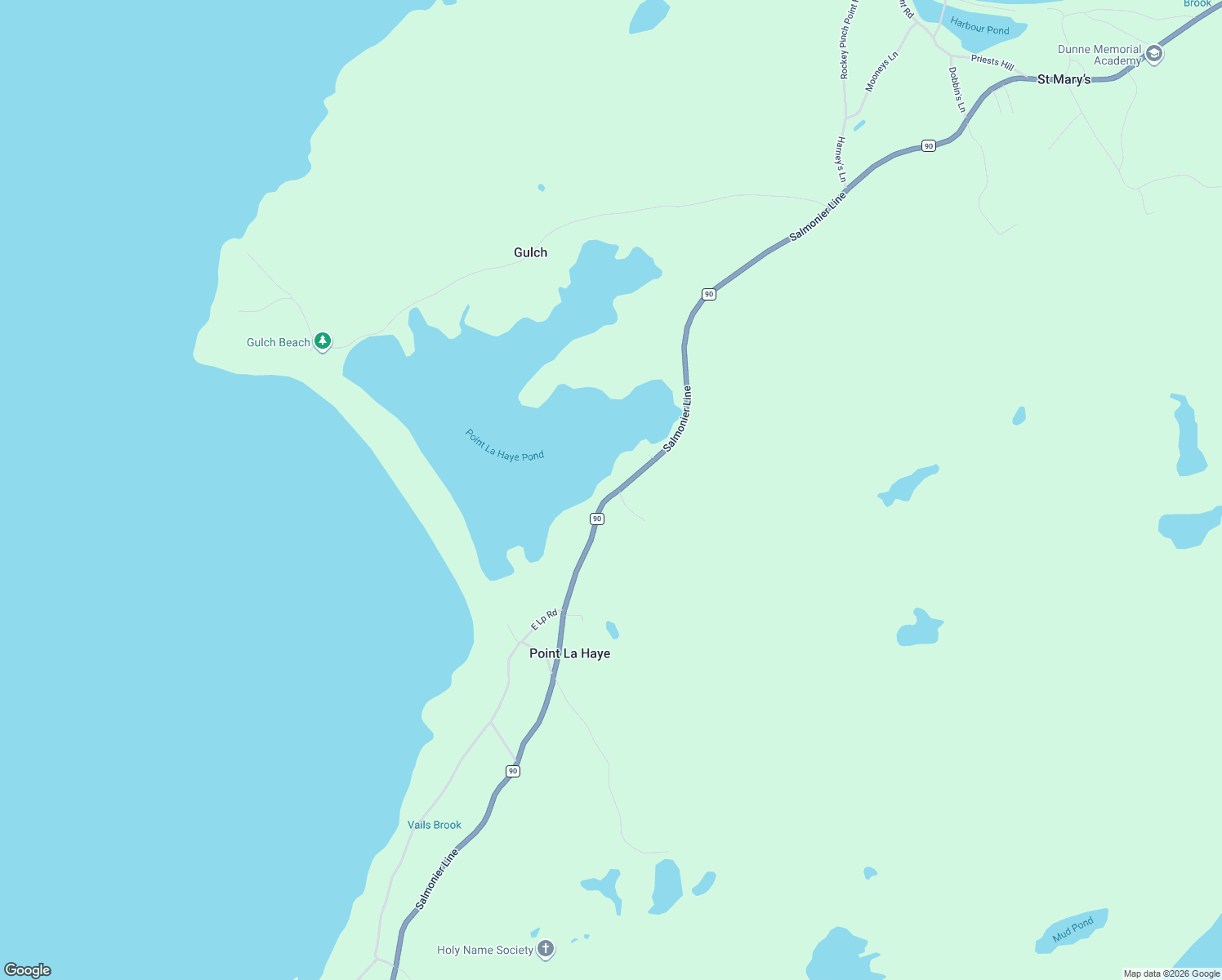 map of restaurants, bars, coffee shops, grocery stores, and more near 50 Salmonier Line in Saint Shott's