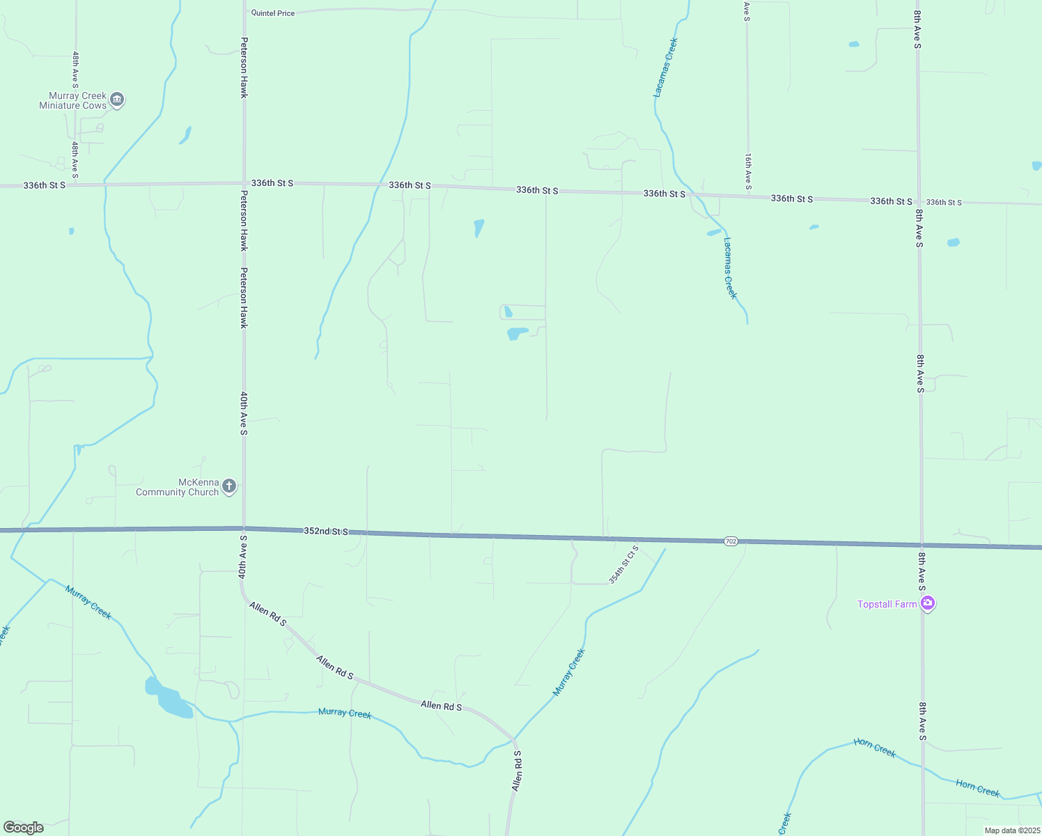 map of restaurants, bars, coffee shops, grocery stores, and more near 34618 25th Avenue Court South in Roy