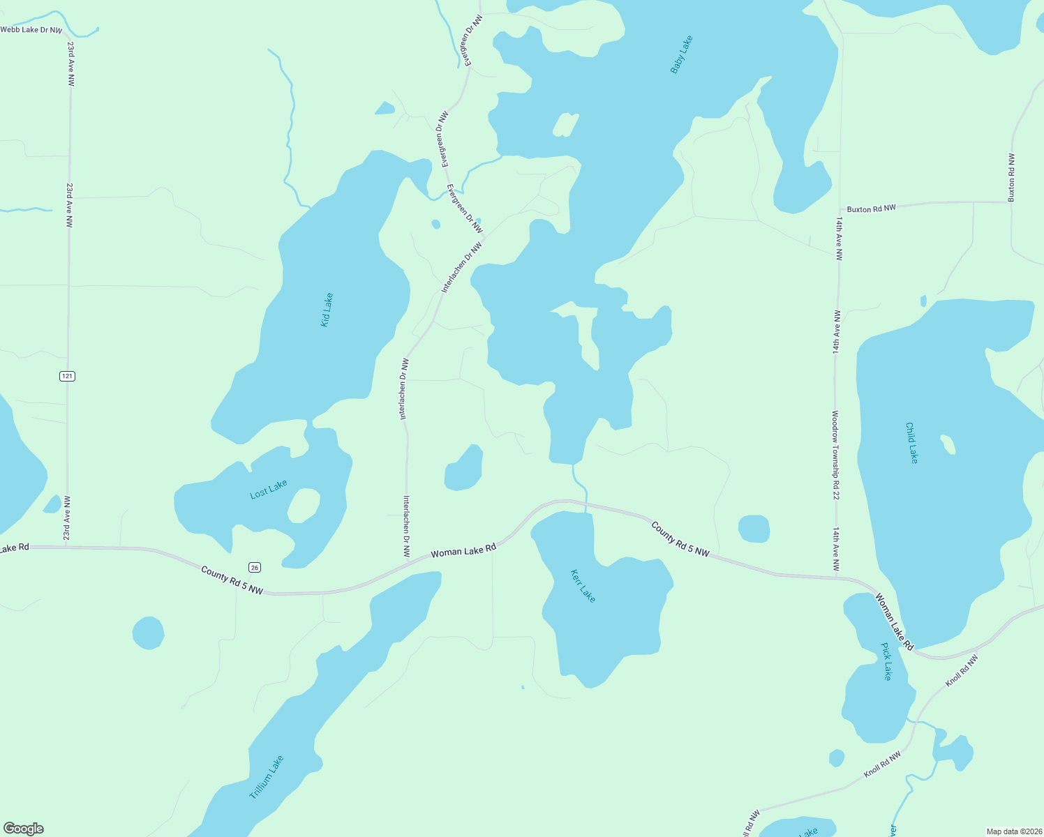 map of restaurants, bars, coffee shops, grocery stores, and more near 1696 Buckshot Trail Northwest in Hackensack