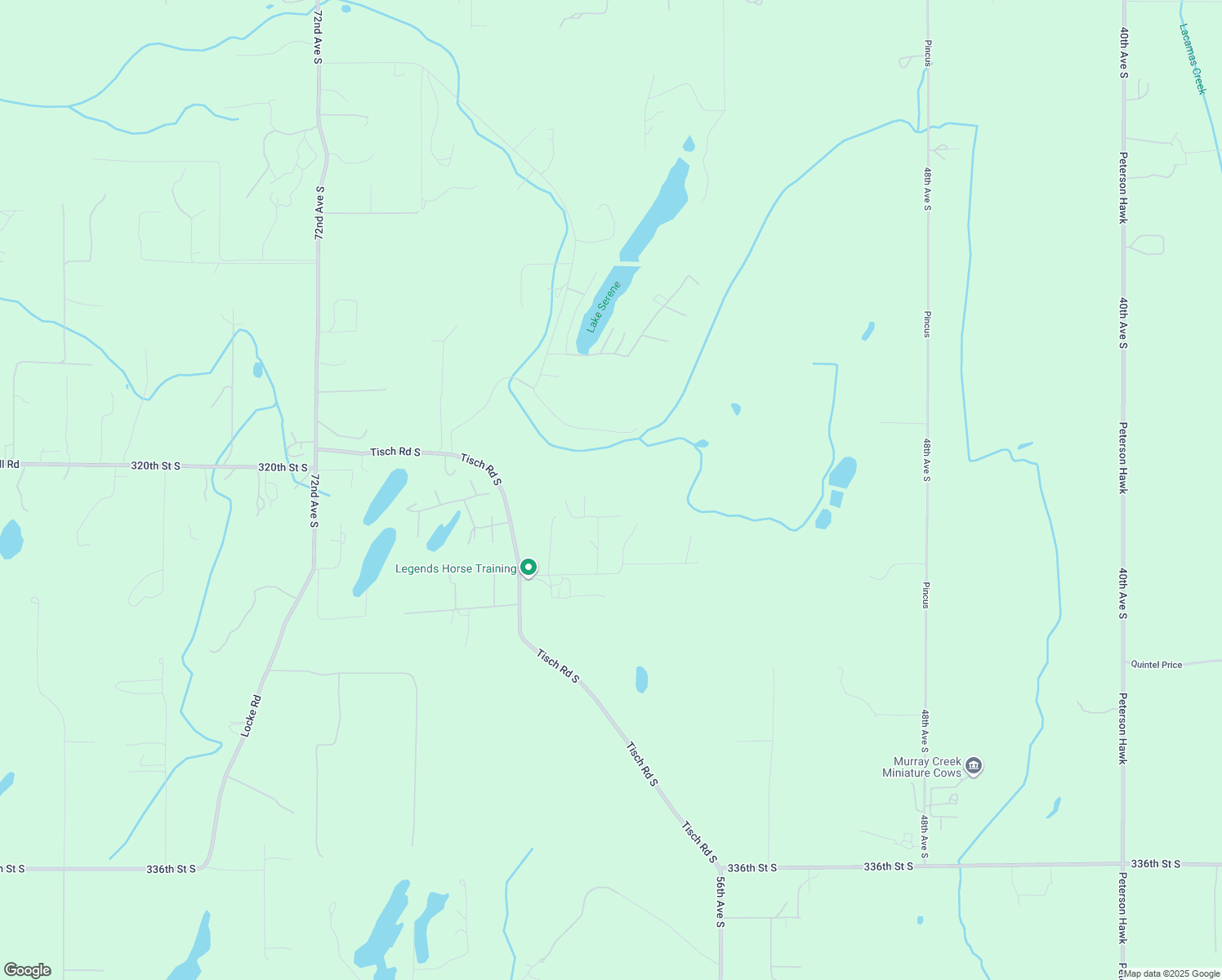map of restaurants, bars, coffee shops, grocery stores, and more near 6011 322nd Street South in Roy