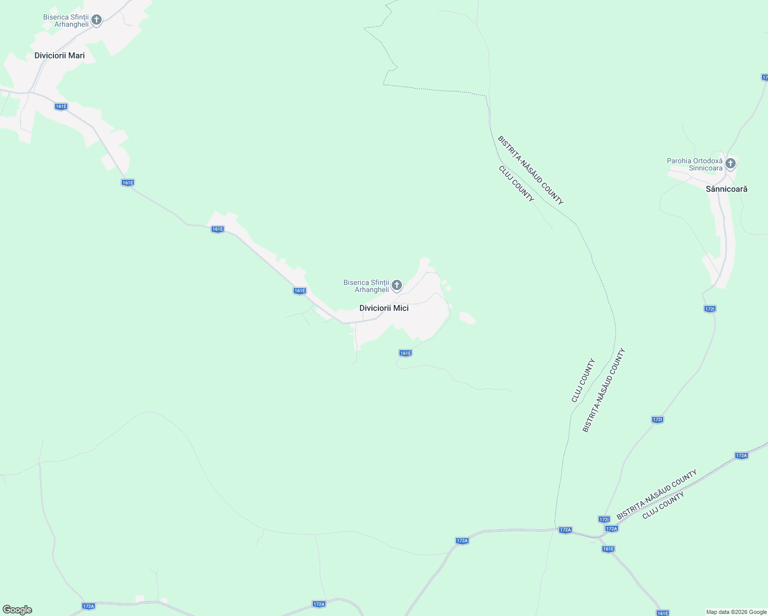 map of restaurants, bars, coffee shops, grocery stores, and more near in Diviciorii Mici