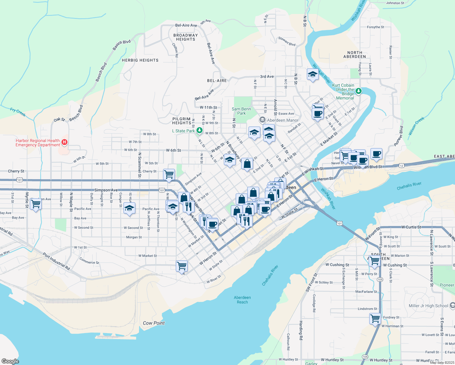 305 West 3rd Street, Aberdeen WA Walk Score