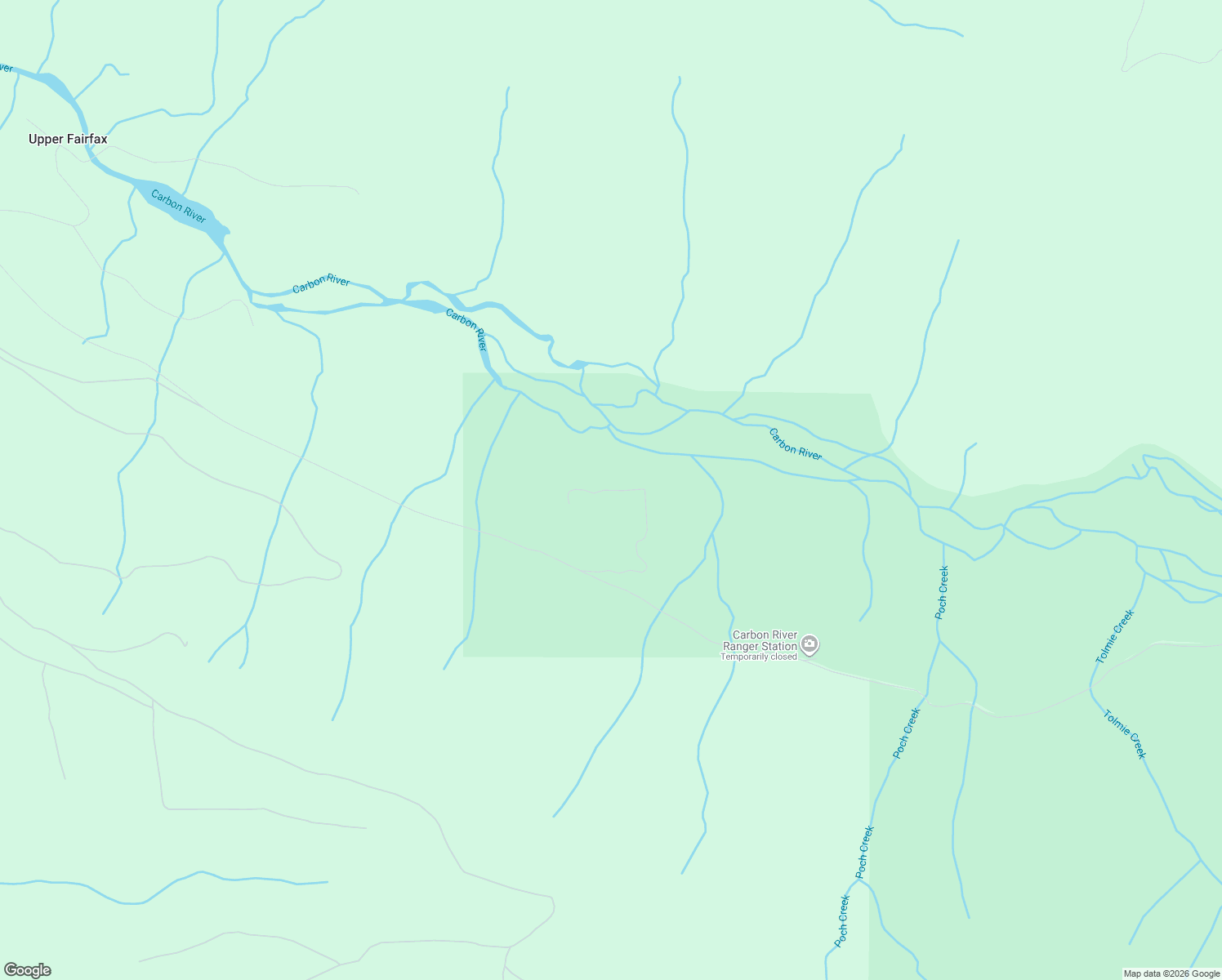 map of restaurants, bars, coffee shops, grocery stores, and more near Ellener Road in Carbonado