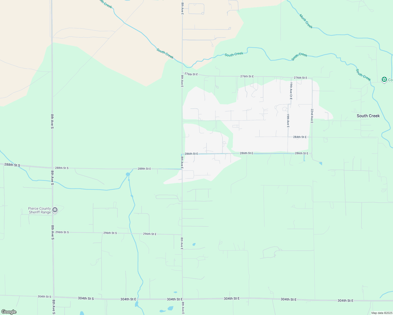 map of restaurants, bars, coffee shops, grocery stores, and more near 912 286th Street East in Roy