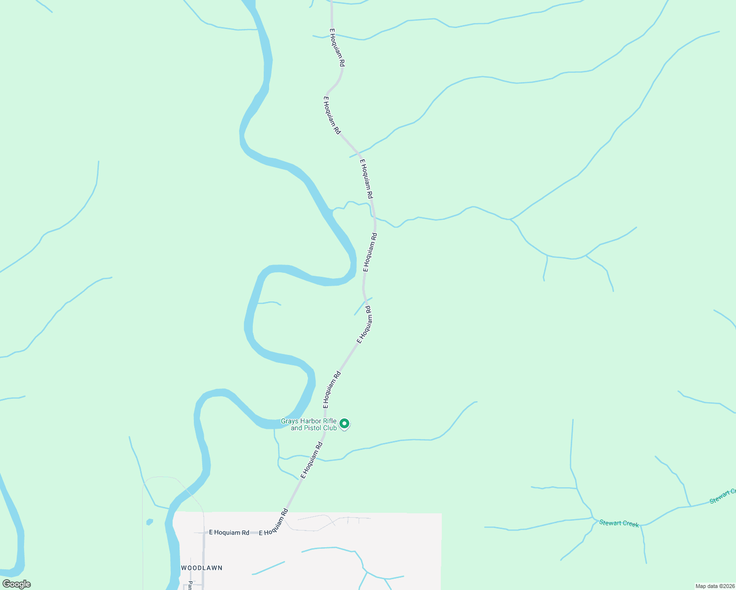 map of restaurants, bars, coffee shops, grocery stores, and more near 1362-1496 East Hoquiam Road in Hoquiam