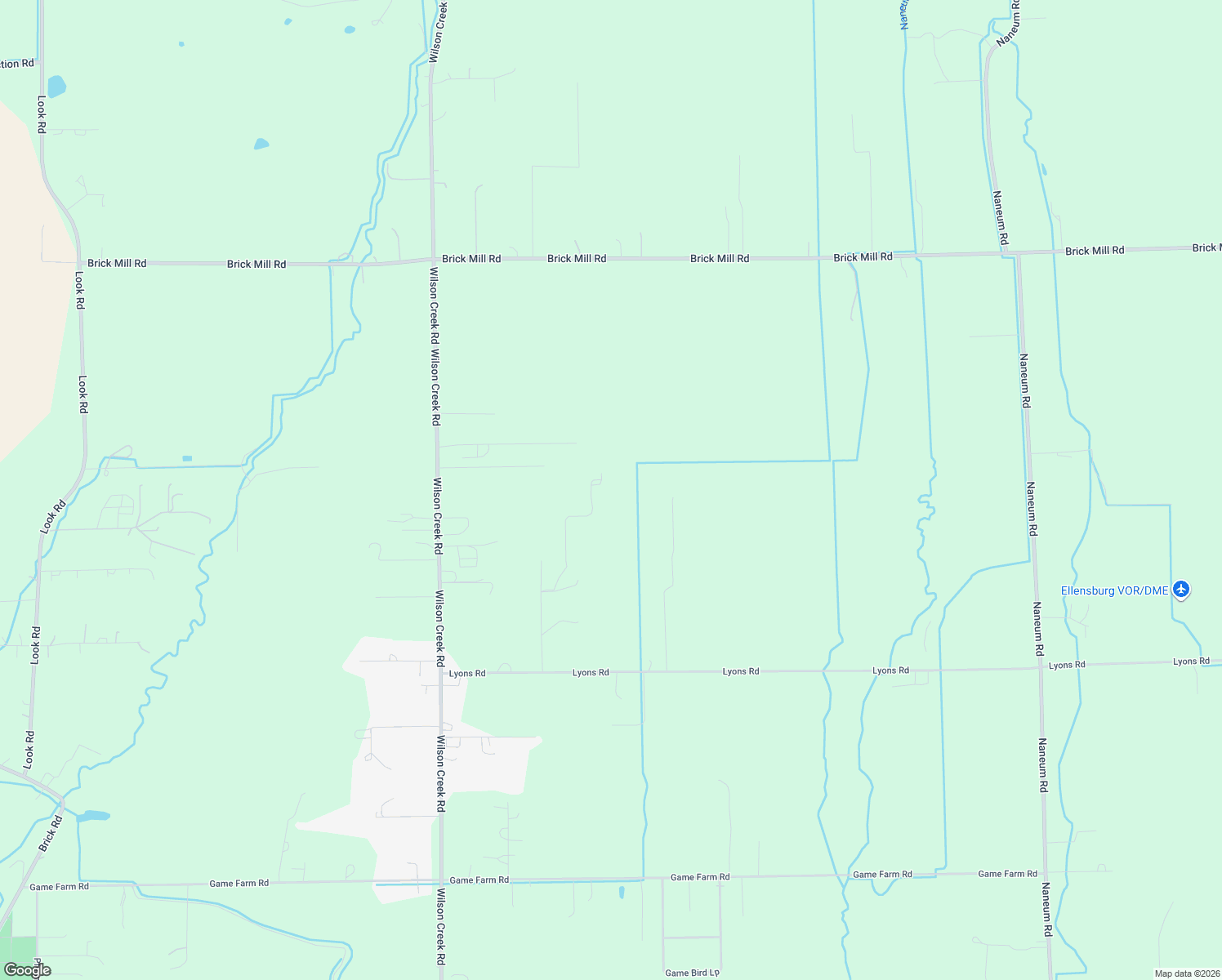 map of restaurants, bars, coffee shops, grocery stores, and more near 320 Rosebriar Lane in Ellensburg