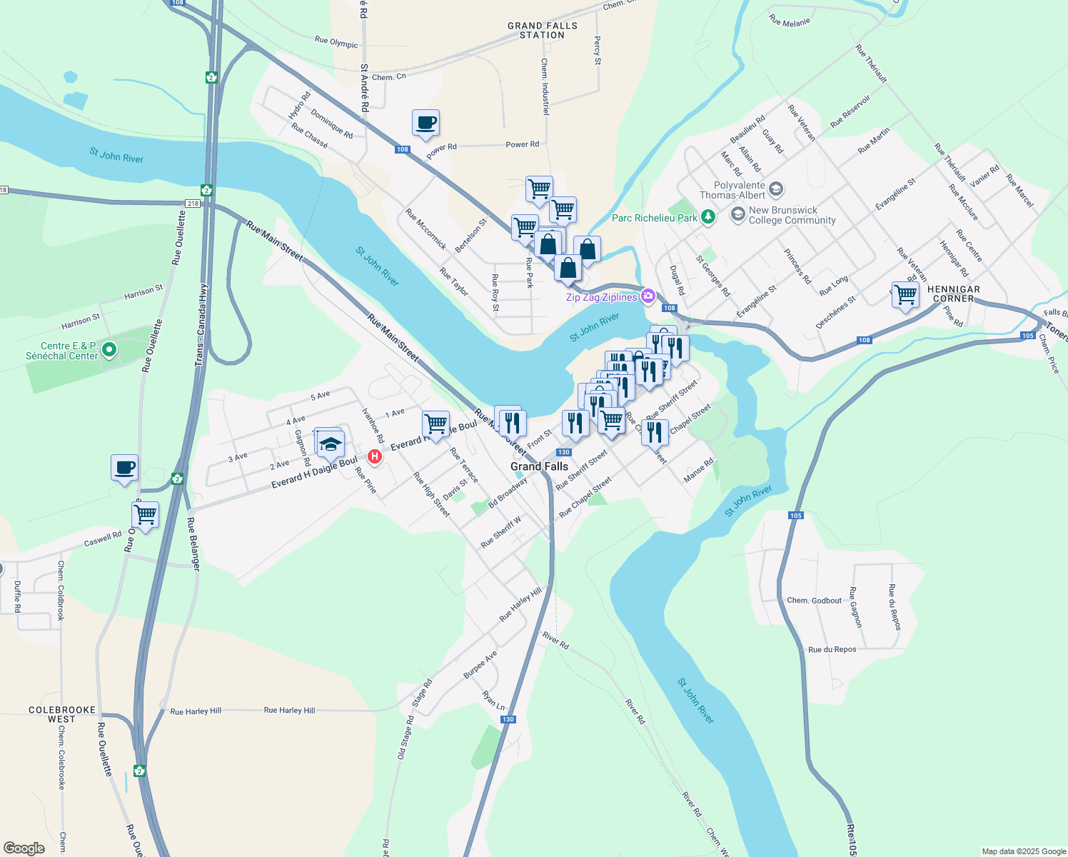 406 Front Street, Grand Falls NB Walk Score