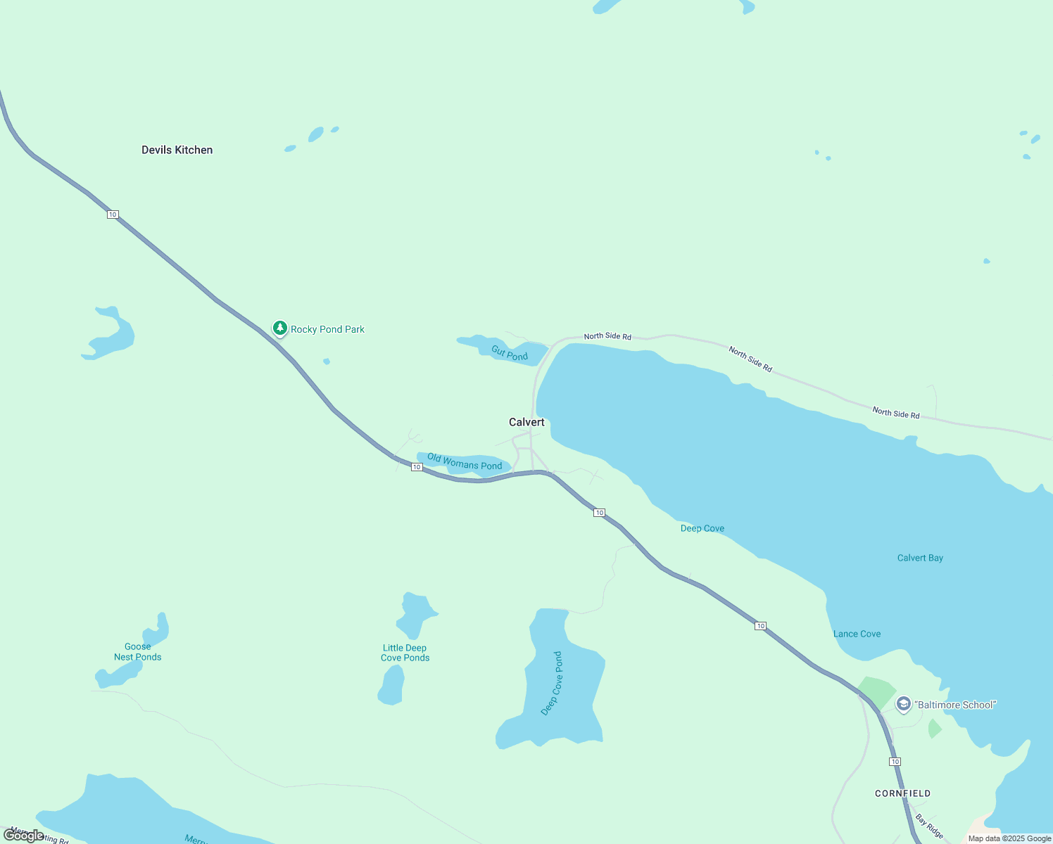 map of restaurants, bars, coffee shops, grocery stores, and more near in Calvert