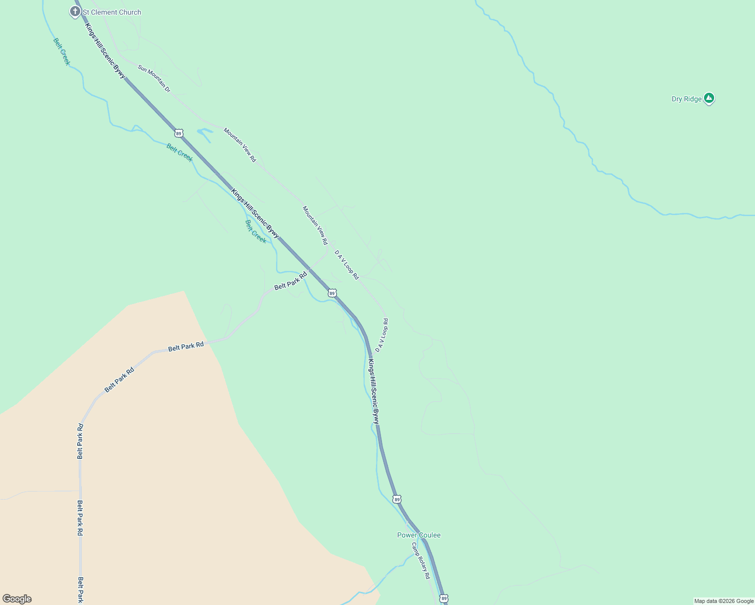 map of restaurants, bars, coffee shops, grocery stores, and more near D A V Loop Road in Neihart