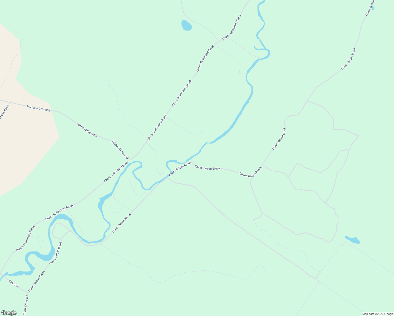 map of restaurants, bars, coffee shops, grocery stores, and more near 292 Chemin Bogan Brook in Paroisse de Denmark