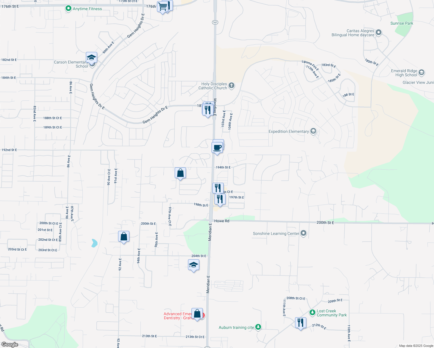 10226 194th Street East, Graham WA Walk Score