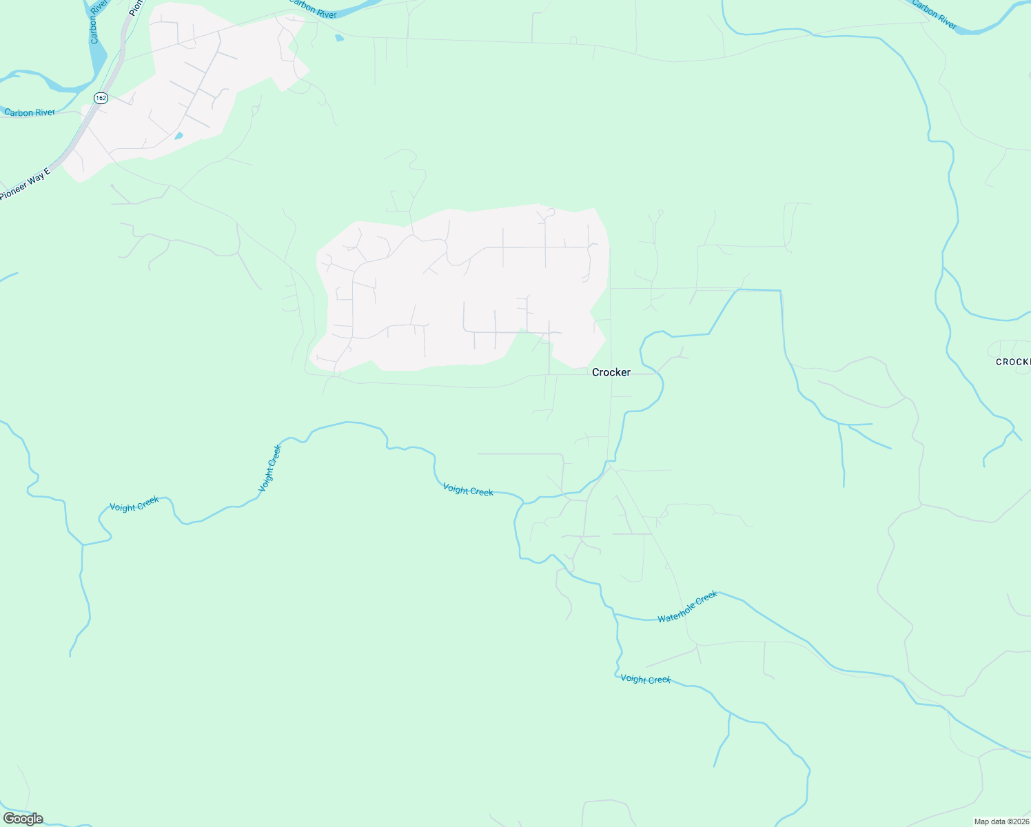 map of restaurants, bars, coffee shops, grocery stores, and more near 19212 Patterson Road East in Orting