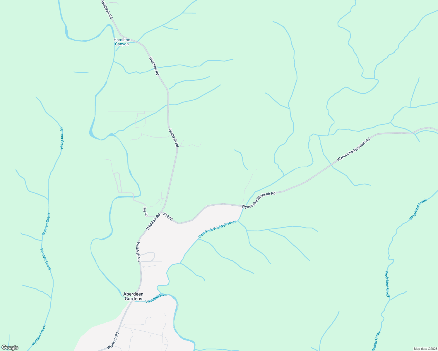 map of restaurants, bars, coffee shops, grocery stores, and more near 4202 Wishkah Road in Aberdeen