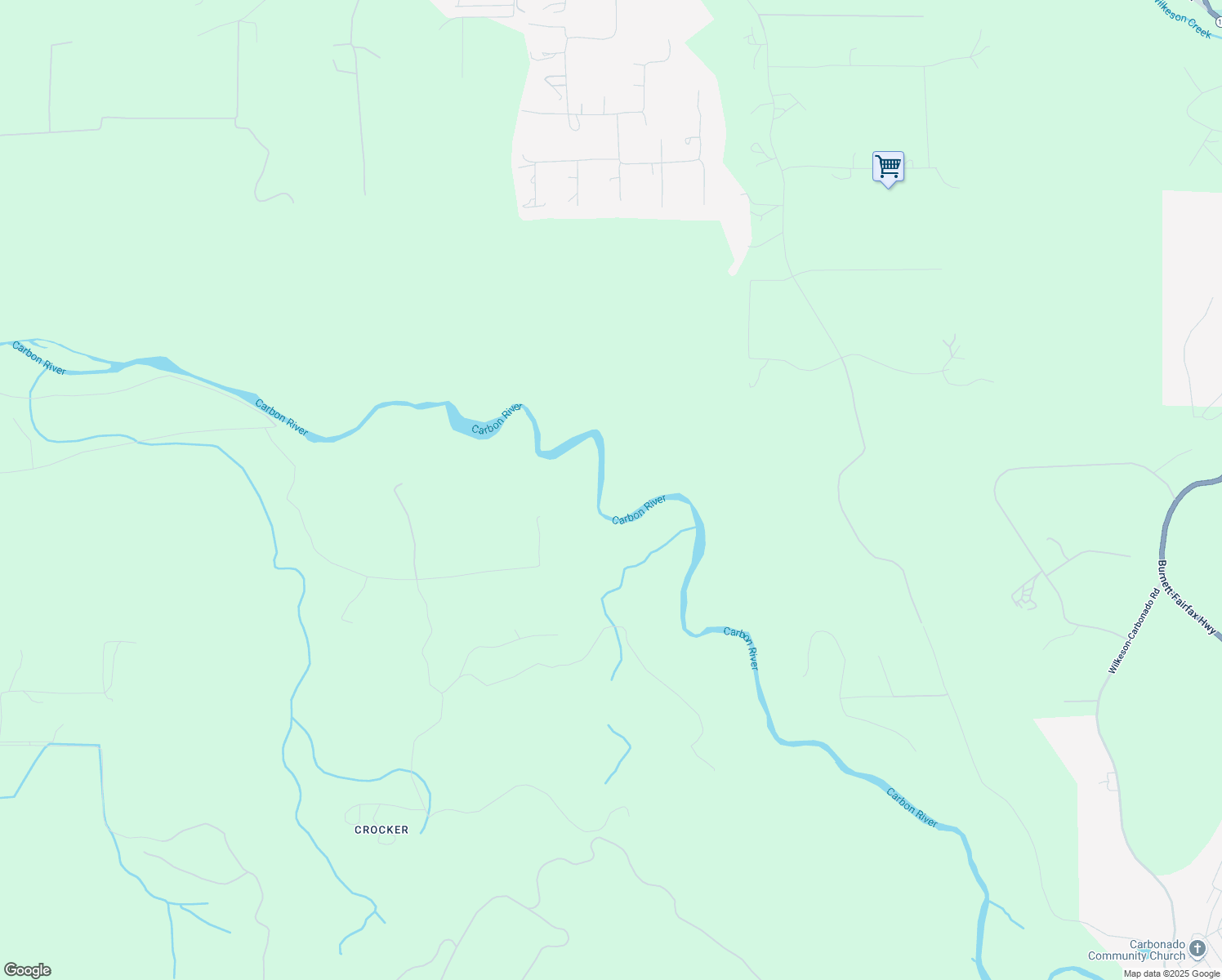 map of restaurants, bars, coffee shops, grocery stores, and more near 25323 182nd Street East in Orting