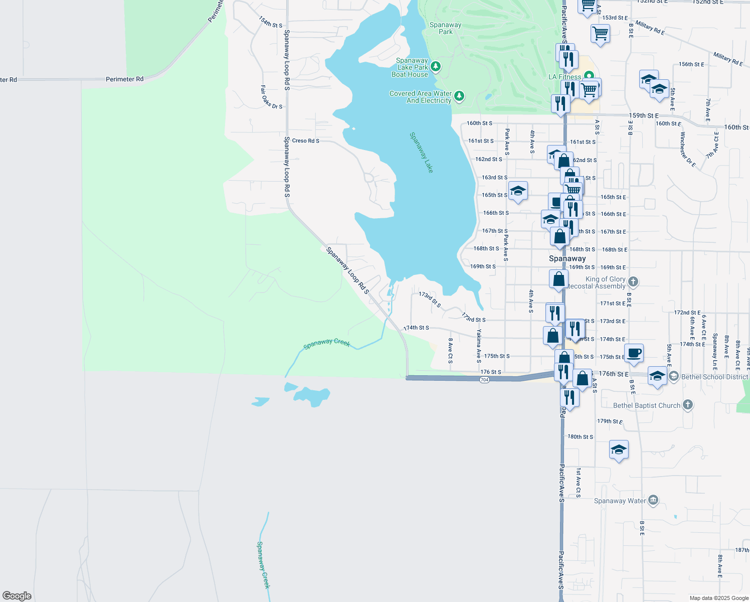 Spanaway Loop Road South, Spanaway WA Walk Score