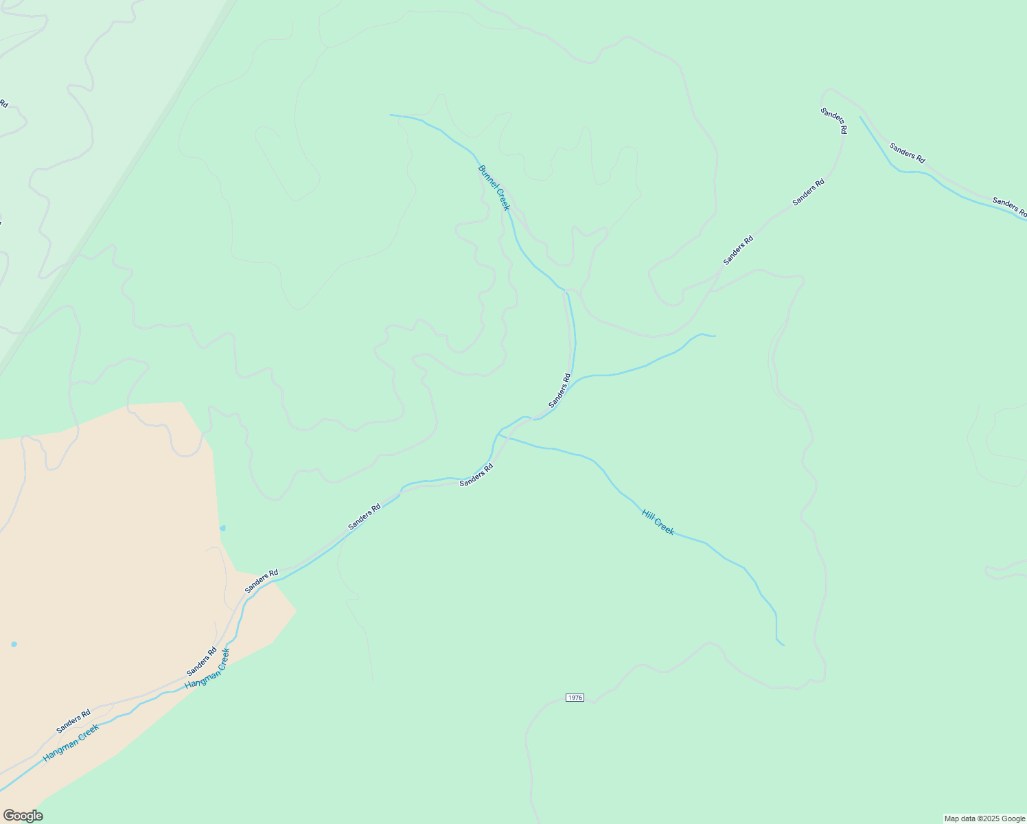 map of restaurants, bars, coffee shops, grocery stores, and more near 7488 Sanders Road in Tensed