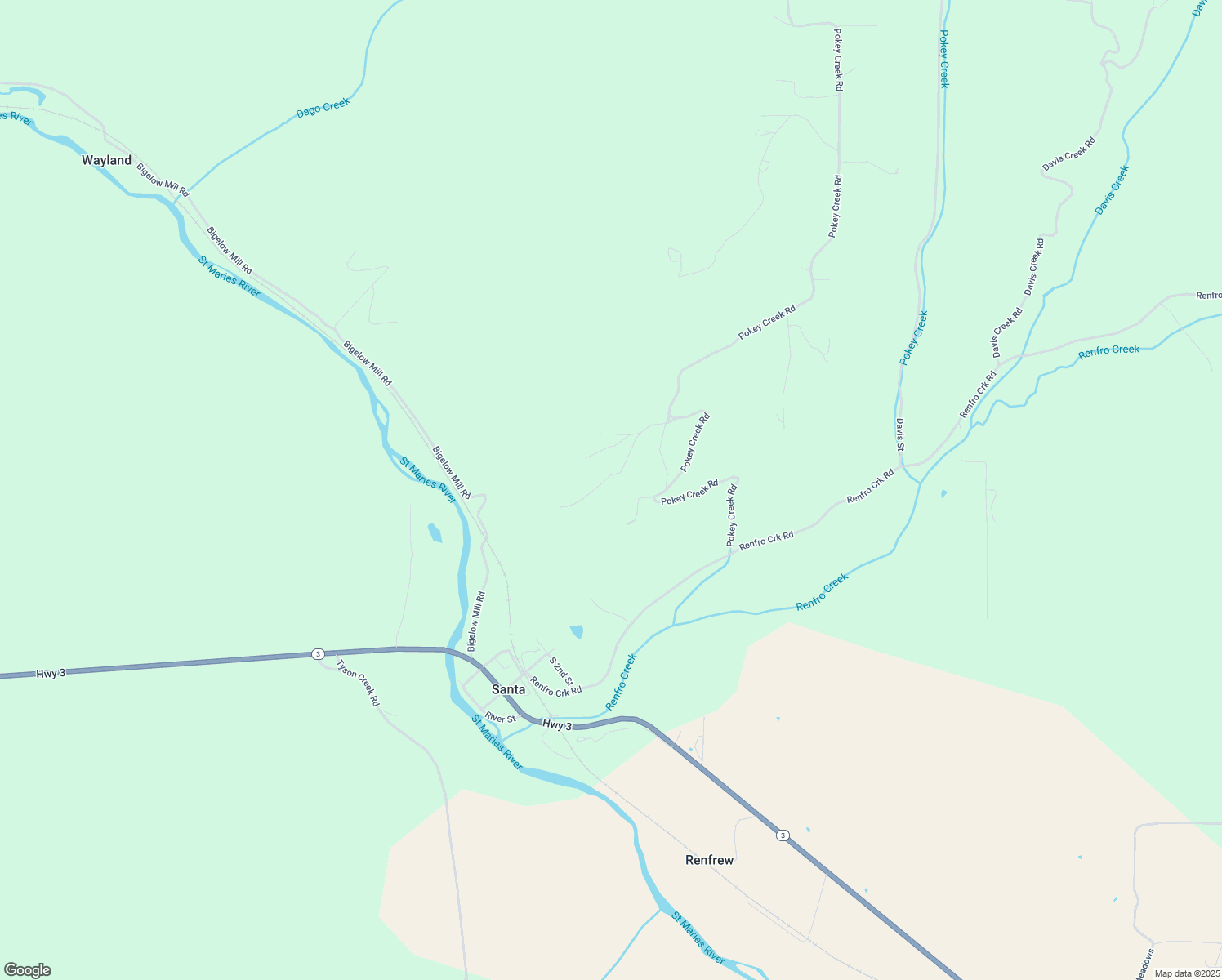 map of restaurants, bars, coffee shops, grocery stores, and more near 100 Bachelor Lane in Saint Maries