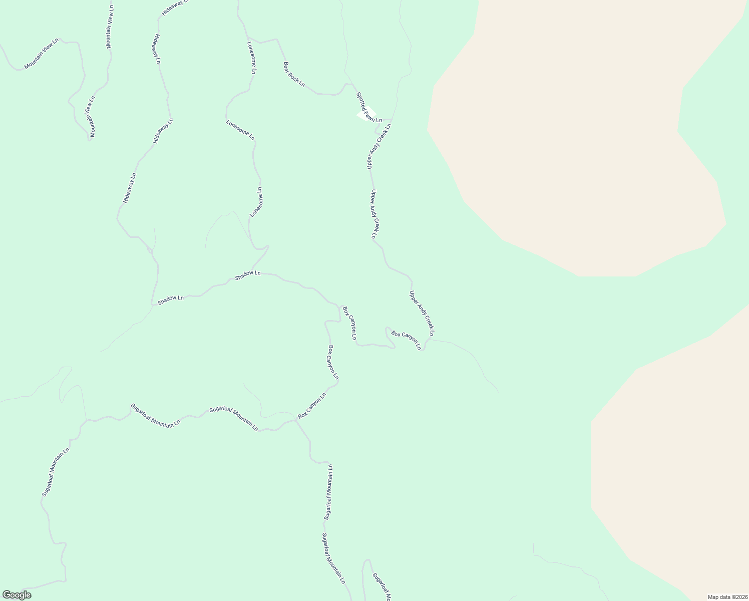 map of restaurants, bars, coffee shops, grocery stores, and more near 103 Box Canyon Lane in Cascade