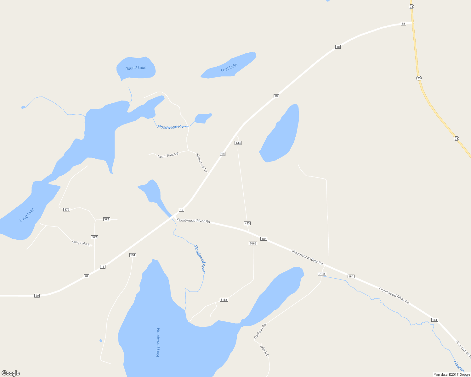 map of restaurants, bars, coffee shops, grocery stores, and more near 9225 Merrill Road in Hibbing