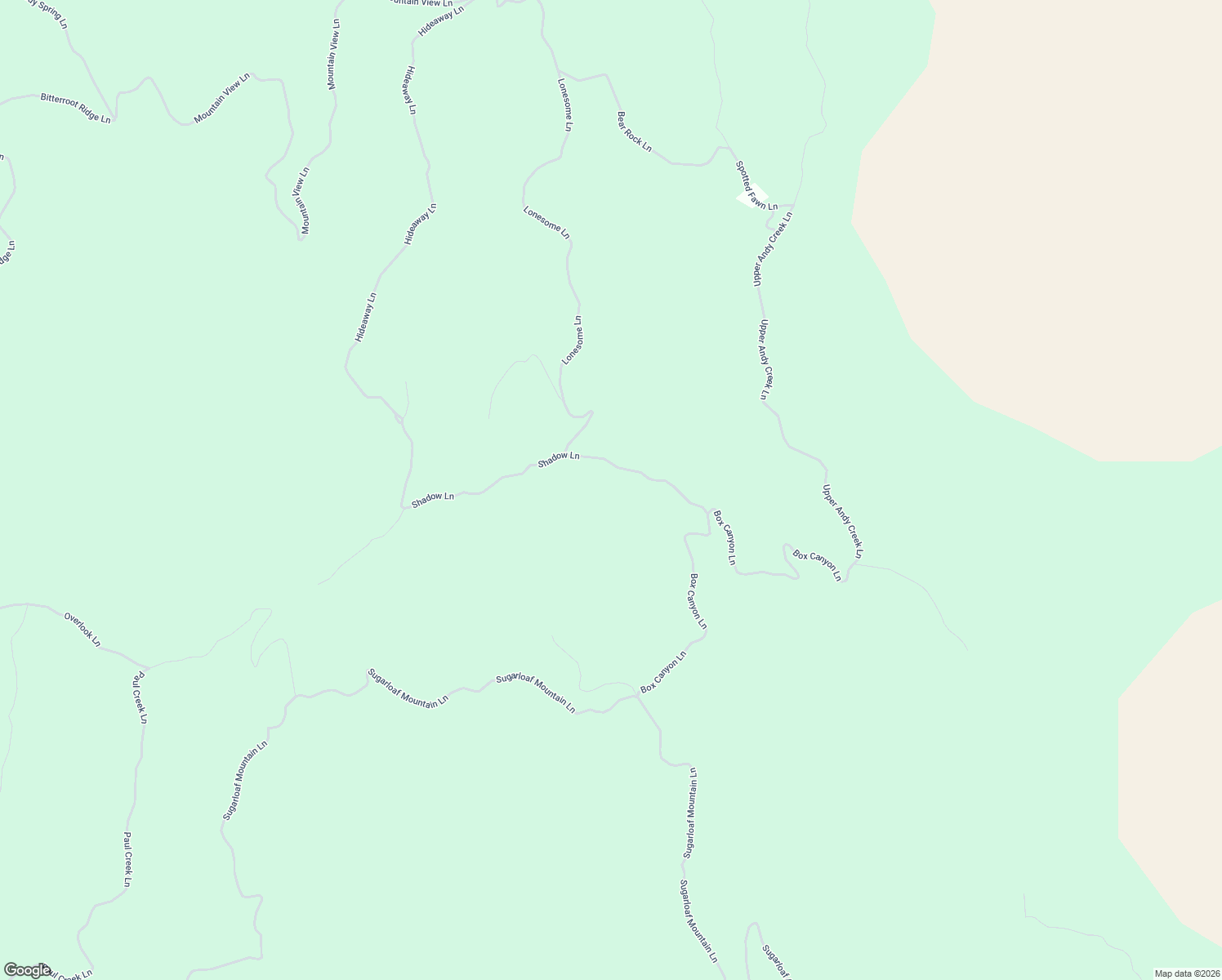 map of restaurants, bars, coffee shops, grocery stores, and more near 10 Shadow Lane in Cascade