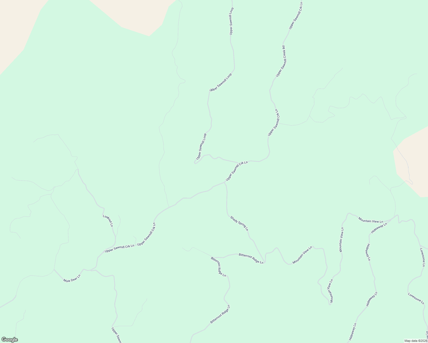 map of restaurants, bars, coffee shops, grocery stores, and more near 294 Upper Sawmill Loop in Cascade