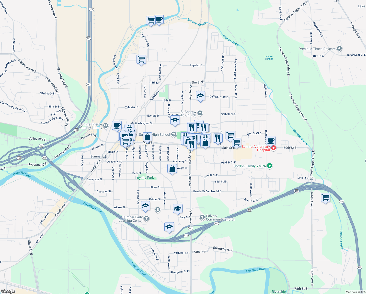 1818 Main Street, Sumner WA Walk Score