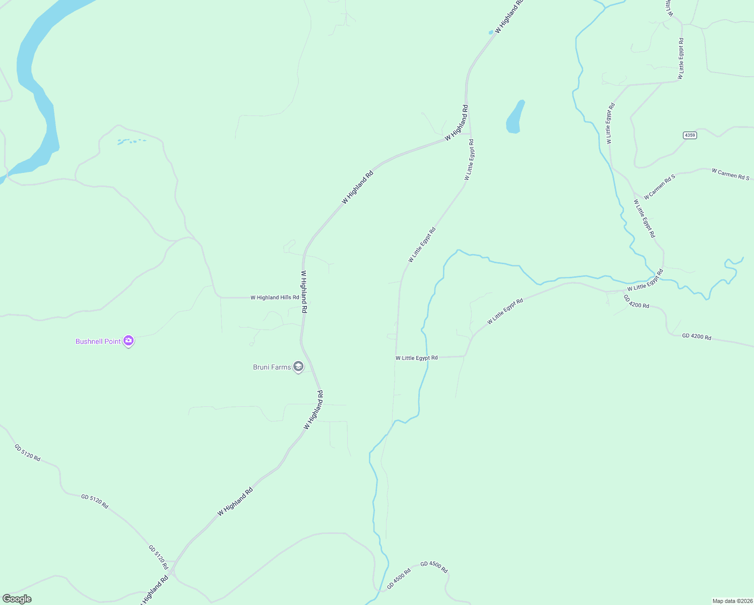 map of restaurants, bars, coffee shops, grocery stores, and more near 3333 West Little Egypt Road in Shelton