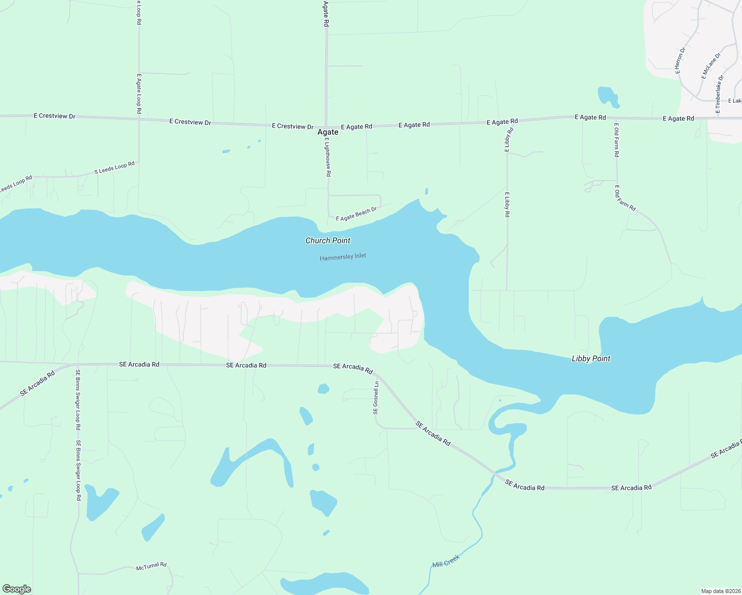 map of restaurants, bars, coffee shops, grocery stores, and more near 273 Southeast Morgan Road in Shelton