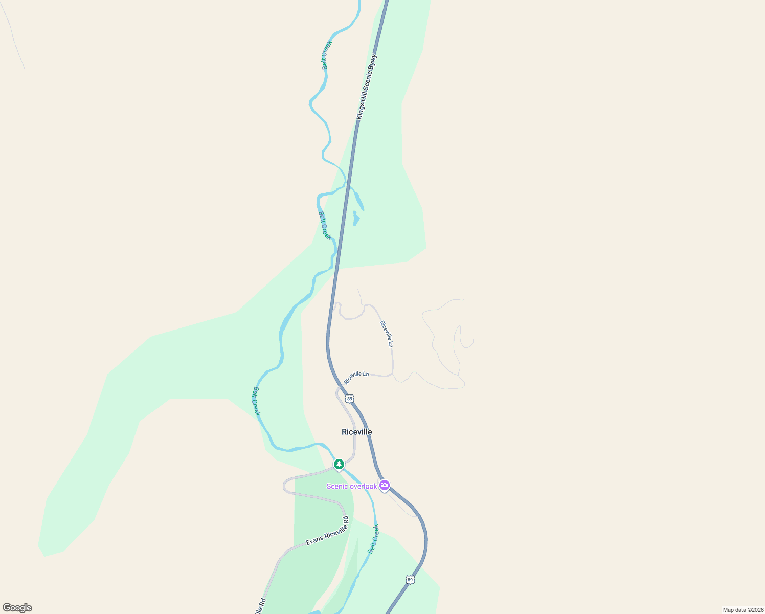 map of restaurants, bars, coffee shops, grocery stores, and more near 48 Riceville Lane in Belt